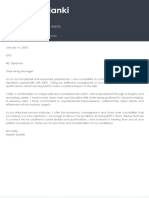 Cover Letter PDF