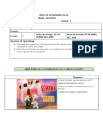 GUIA 1 PRIMER PERIODO GRADO 3 Religion PDF