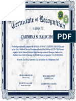 Carmina Cert Recog