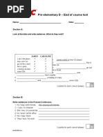 Pre-Elementary D EOC