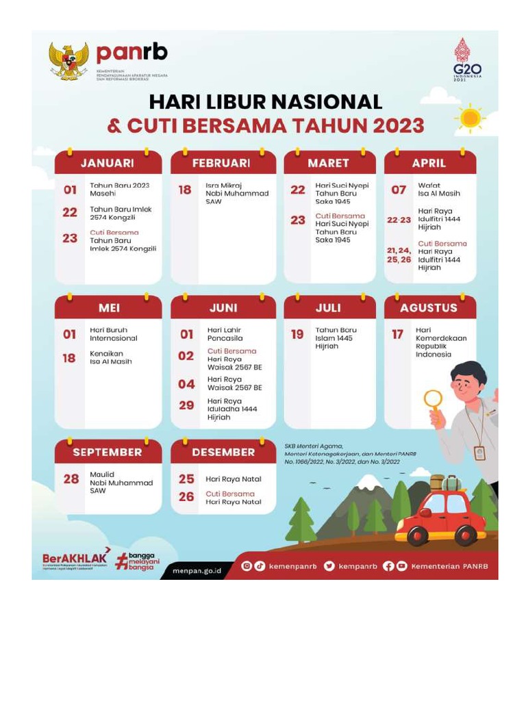 National Holidays in 2023 | PDF