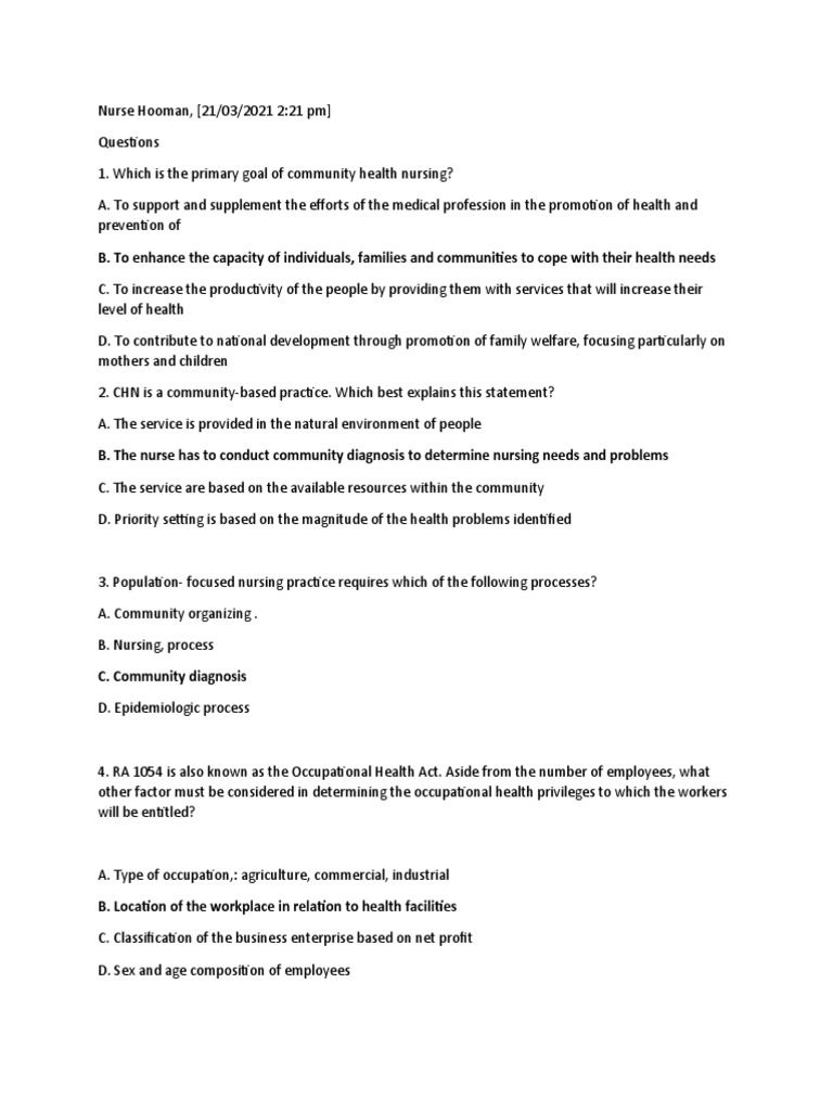 Nurse Hooman-Questions | PDF | Hiv/Aids | Nursing