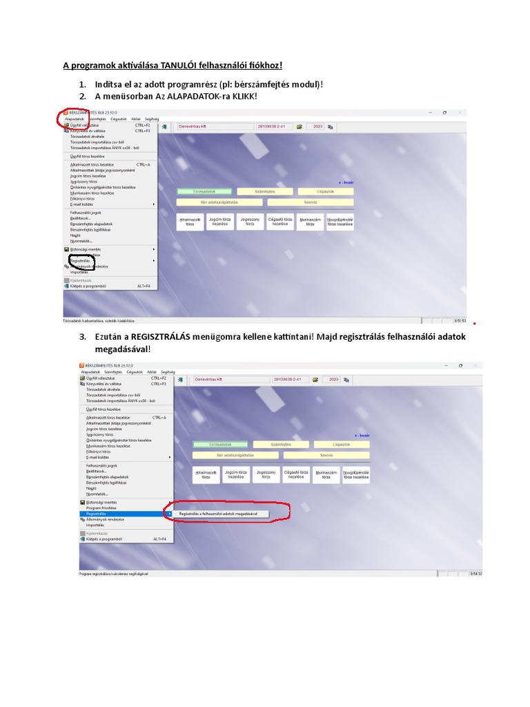 A Programok Aktiválása TANULÓI Felhasználói Fiókhoz | PDF