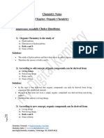 Chapter Organic Chemistry Class 10 Mcqs PDF