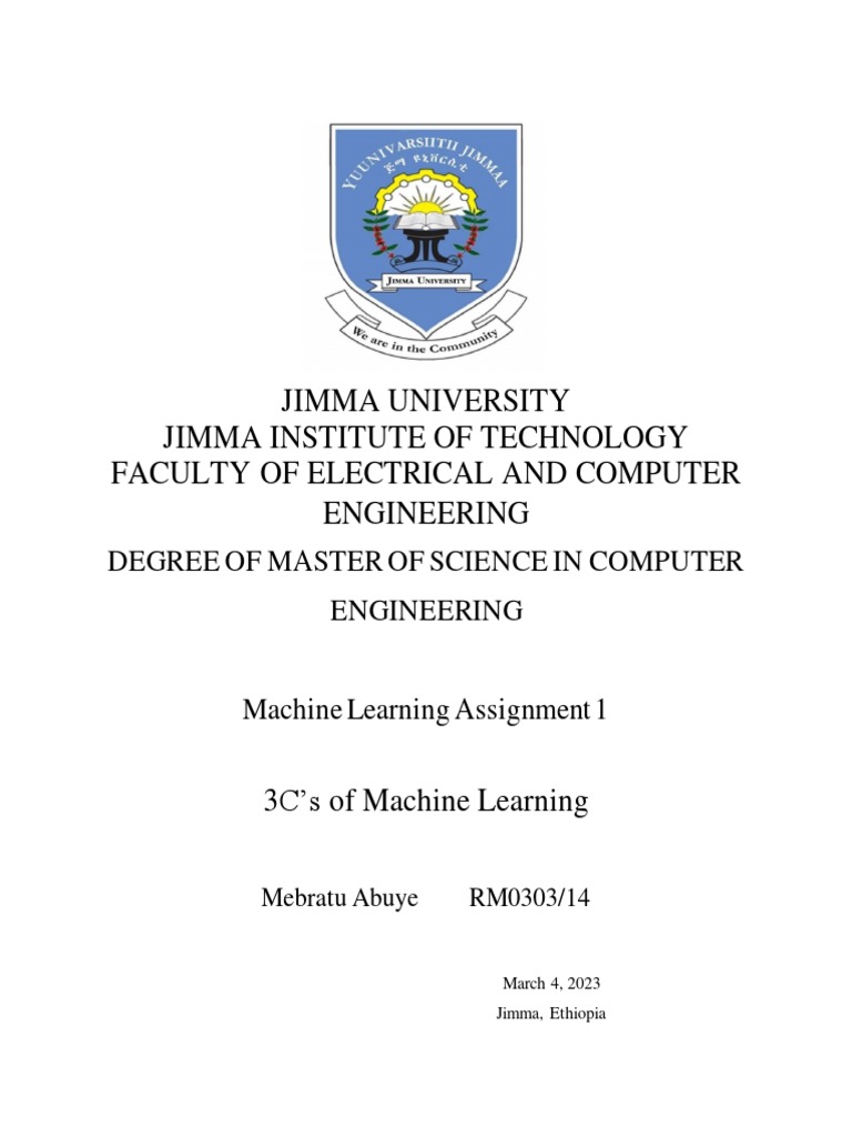 Machine Learning Basics: 3C's Explained | PDF | Statistical ...