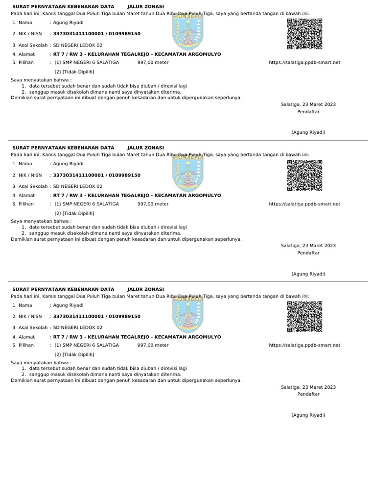 Agung Riyadi Zonasi PDF | PDF