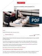 Alerte Sanitaire - 107 Médicaments Considérés Comme Dangereux Ou Inefficaces, Voici La Liste Noire PDF