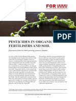 Pesticides in Organic Fertilisers - FOR - 23 Jan 2022