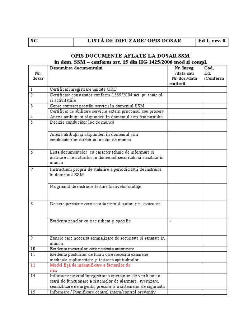 Opis Doc SSM 2017scurt | PDF
