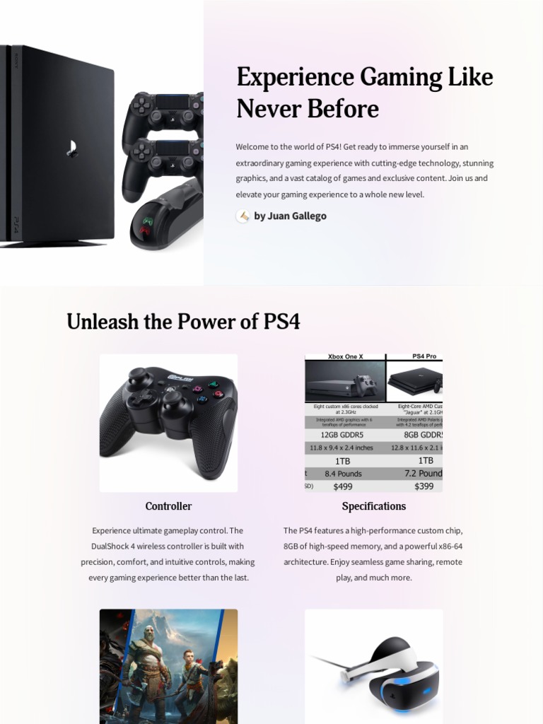 Experience Gaming Like Never Before PDF Games & Activities