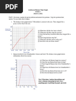 Activity On Distance Time Graph - Blessedness