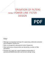 Characterisation and Design of EMI Filters