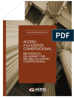 ACCESO A LA JUSTICIA CONSTITUCI - Juan Manuel Sosa Sacio PDF