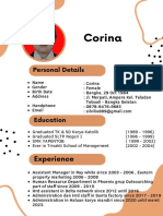 Putih Oranye Resume Lulusan Baru PDF