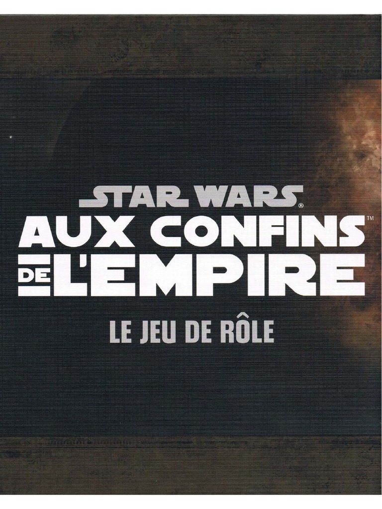 Ecran du Maître de Jeu révisé (jdr Star Wars D6 - Seconde édition révisée en VF