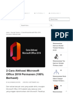 2 Cara Aktivasi Microsoft Office 2019 Permanen (100% Work)