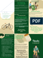 Green and Beige World Recycling Day Modern User Information Brochure PDF