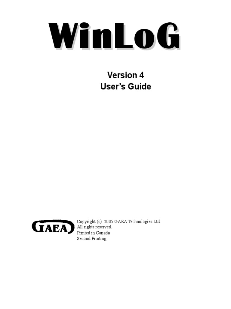 Winlog4 users guide pdf pdf menu computing installation