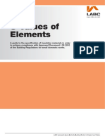 U Values of Elements