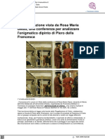 La Flagellazione Vista Da Rosa Maria Dessì - Vivere Urbino - It, 8 Maggio 2023