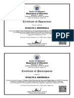 Certificate of Participation in Covid-19 Vaccination Orientation