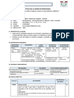 Esquema Sesión de Aprendizaje 2023