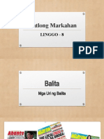 Balita at Uri NG Balita W8