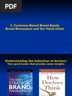 3 Customer Based Brand Equity, Brand Resonance, Brand Value Chain