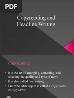 Copyreading Powerpoint