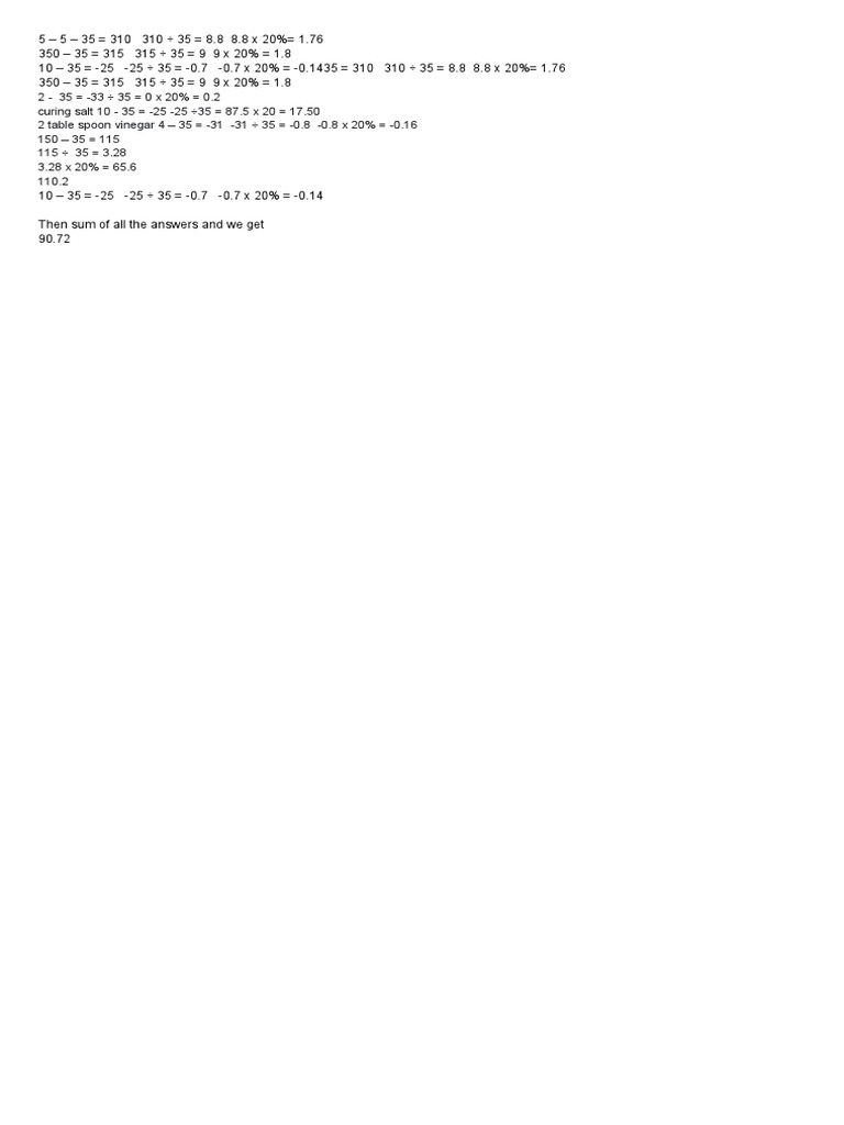 TLE QUIZ 1.1 Processing Meat and Poultry (Problem Solving) PDF