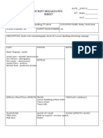 Amelia Script Breakdown Sheet - Studio 05-05-23