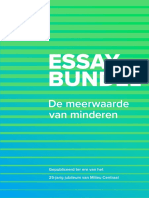 Essaybundel Milieu Centraal