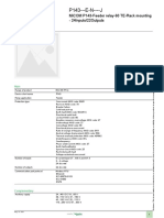 MiCOM P143 Feeder Relay Data Sheet