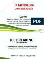 SLIDE PPT DAN ICE BREAKING - STOP MENGELUH, SELALU BERSYUKUR