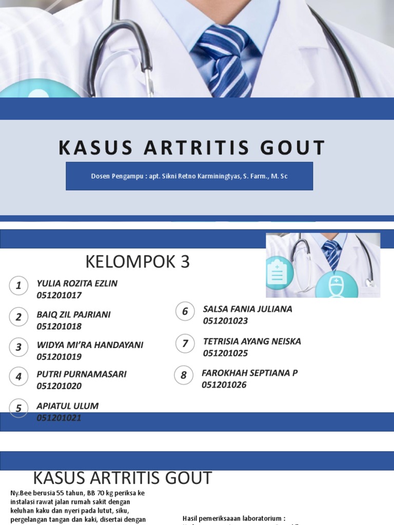 KASUS ARTRITIS GOUT Farmakoterapi PDF
