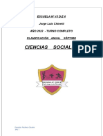 Planificación Anual Ciencias Sociales 7mo