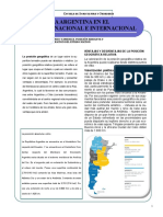 Argentina Posicion en El Mundo Aspectos Politicos y Economicos 2020 PDF