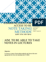 Note-Taking-Methods PPT Rev Jan 2017