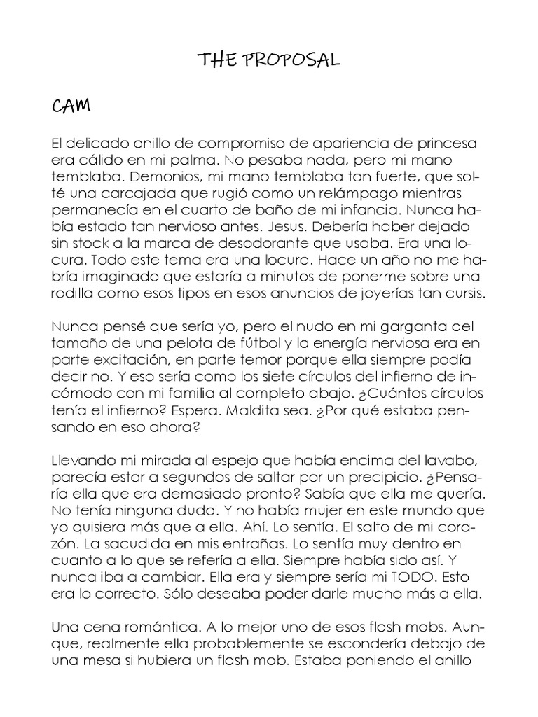 Propuesta de Matrimonio Emotiva | PDF | Arte | Poesía