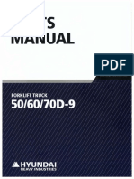 Parts Manual HYUNDAI 50-60-70D-9