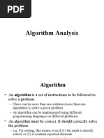 Algorithm Analysis