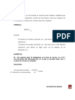 Conceptos Básicos de Razon y Proporción en Estadística