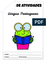 Bloco de Atividades - Língua Portuguesa PDF