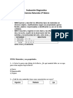 Ciencias Evaluación Diagnostico