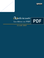 Les Filtres en PHP