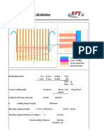 S Hooks Welding Calculation - Steel Cage Lifting