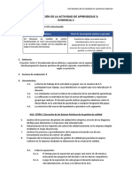 Lineamientos de Evaluación AA2 - GESTION DE CALIDAD PDF