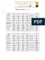 HORARIO OFICIAL y Scream PDF