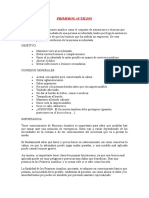 PRIMEROS AUXILIOS Tarea