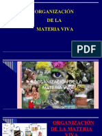 Organización de La Materia Viva.